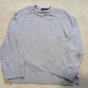 Gray Ralph Lauren sweater